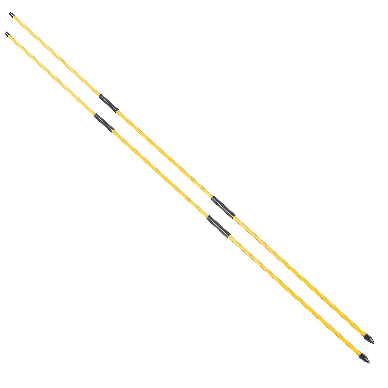 3 Fold Golf Indicator Stick Direction Indicator Auxiliary Trainer Golf Equipment Accessoriesyellow