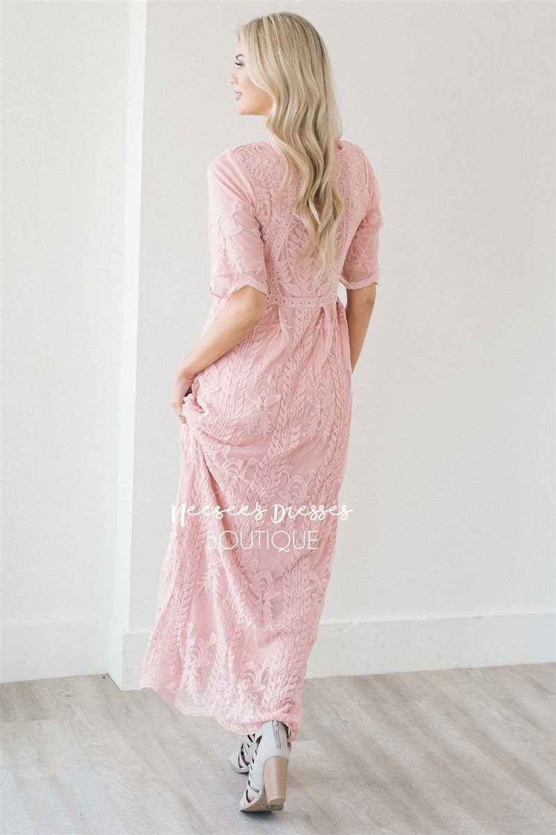 Day Dreamer Lace Full Length Dress