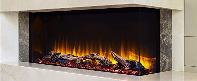 SimpliFire 43-In Scion Trinity Linear Electric Fireplace - SF-SCT43-BK