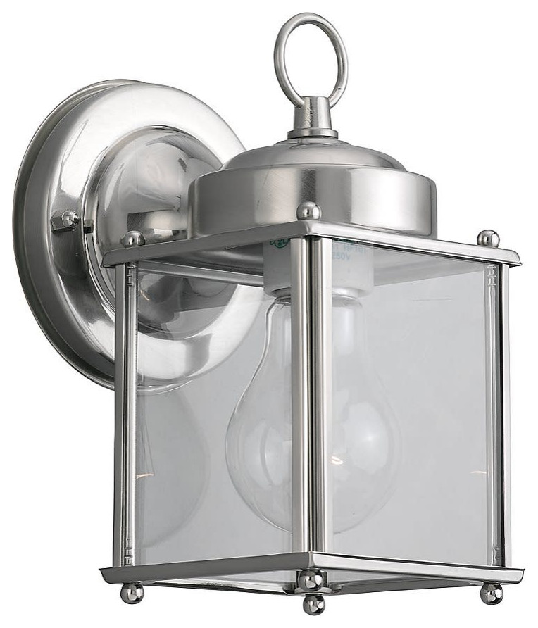 Generation Lighting 8592 New Castle 8 quotTall Outdoor Wall Sconce   Transitional   Outdoor Wall Lights And Sconces   by Buildcom  Houzz