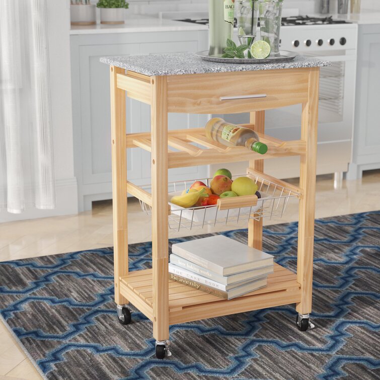 Macy Granite Kitchen Cart