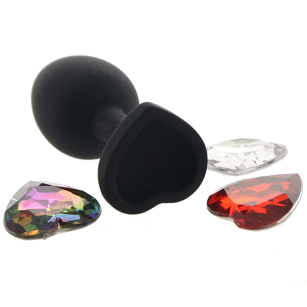 Glams Xchange Heart Gem Butt Plug in Small