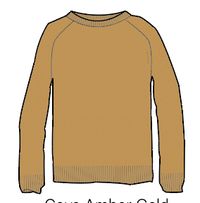 Cove Recycled Knitted Jumper - Amber Gold