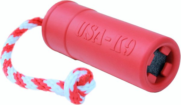 SodaPup Firecracker Rubber Floating Training Dummy Dog Toy