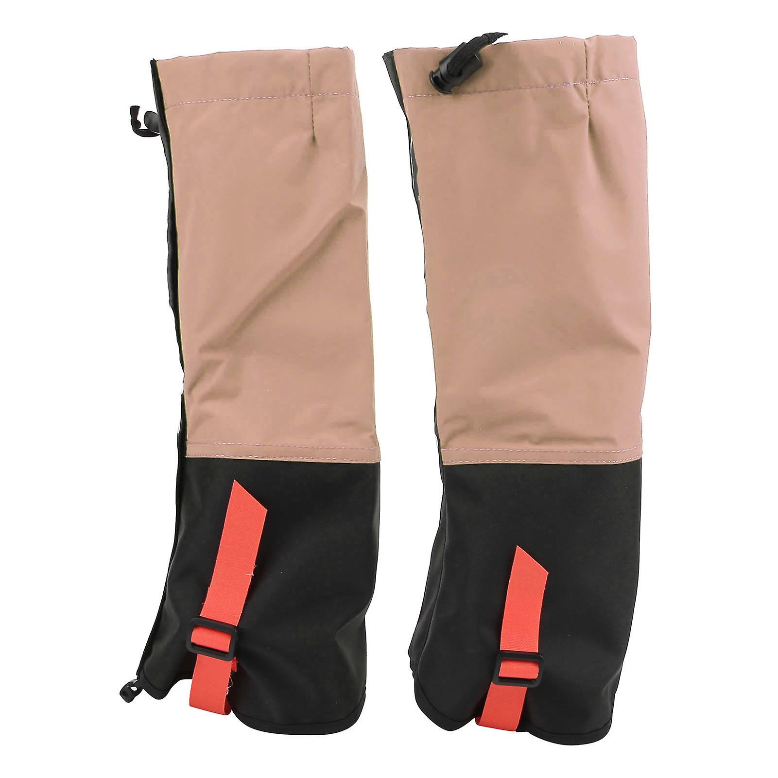 Children Desert Sandproof Shoe Cover Legging Gaiters Boots Cover For Hiking Riding(flesh Pink )