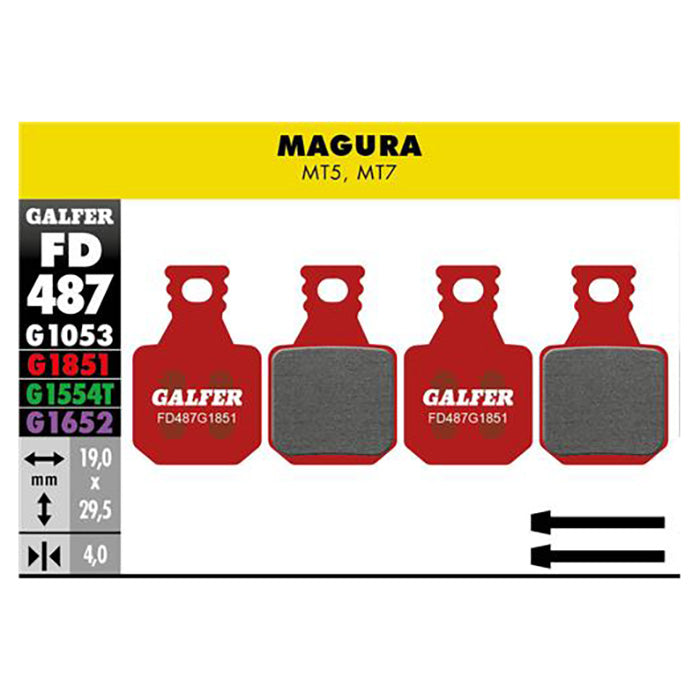 Galfer Disc Brake Pads for Magura MT5 - MT7