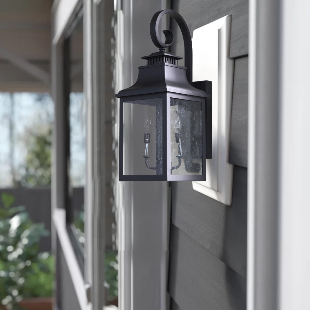 Morgan Exterior Wall Lighting   Traditional   Outdoor Wall Lights And Sconces   by AA Decor  Houzz