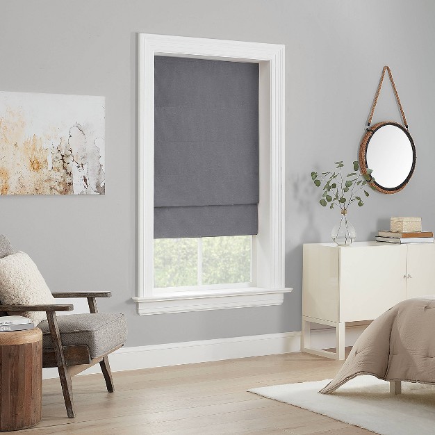 Dillan 100 Total Blackout Cordless Roman Blind And Shade Eclipse