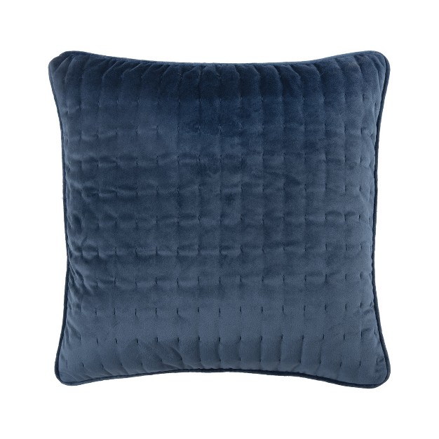 X 18 quot Lapis Velvet Throw Pillow