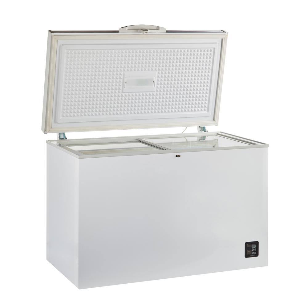 Unique Appliances Off-Grid 45.7 in. 9.3 cu. ft. 265L Solar DC Chest Freezer in White UGP-265L W