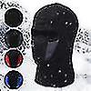 2pcs Motorcycle Full Face Mask Balaclava For Men Women Sports Breathable Dustproof Windproof Helmet Hood Moto Riding Neck Accessories