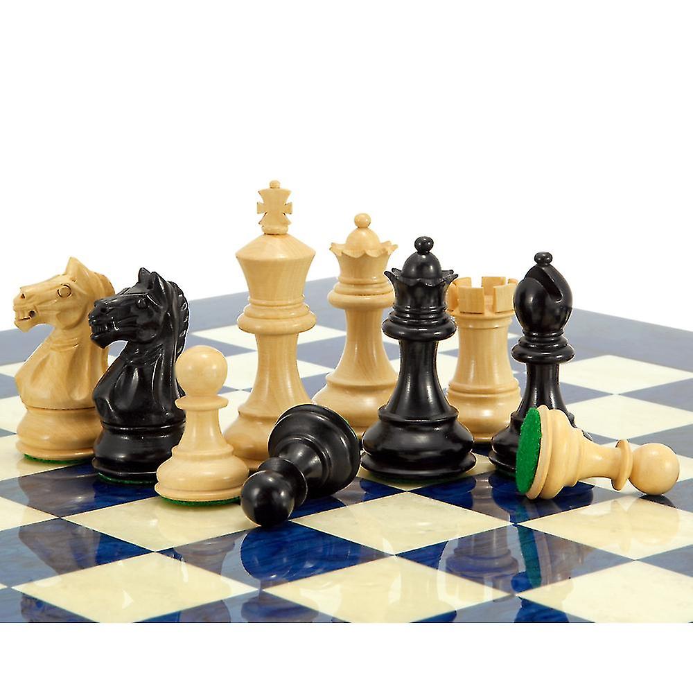 Fierce Knight Blue Chess Set