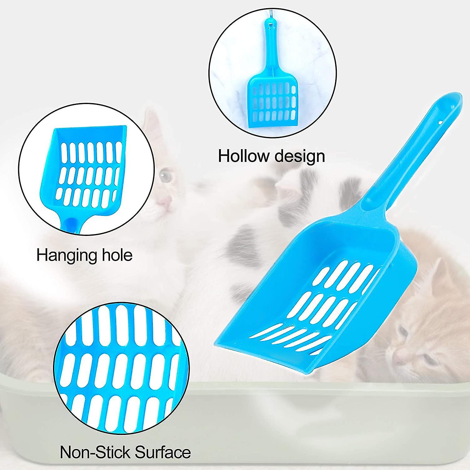 Cat Litter Shovel Plastic Sand Shovel Pet Dog Pooper Scooper 3 Pieces