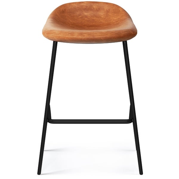 WyndenHall Kempton Contemporary Counter Height Stool (Set of 2) - 17.9