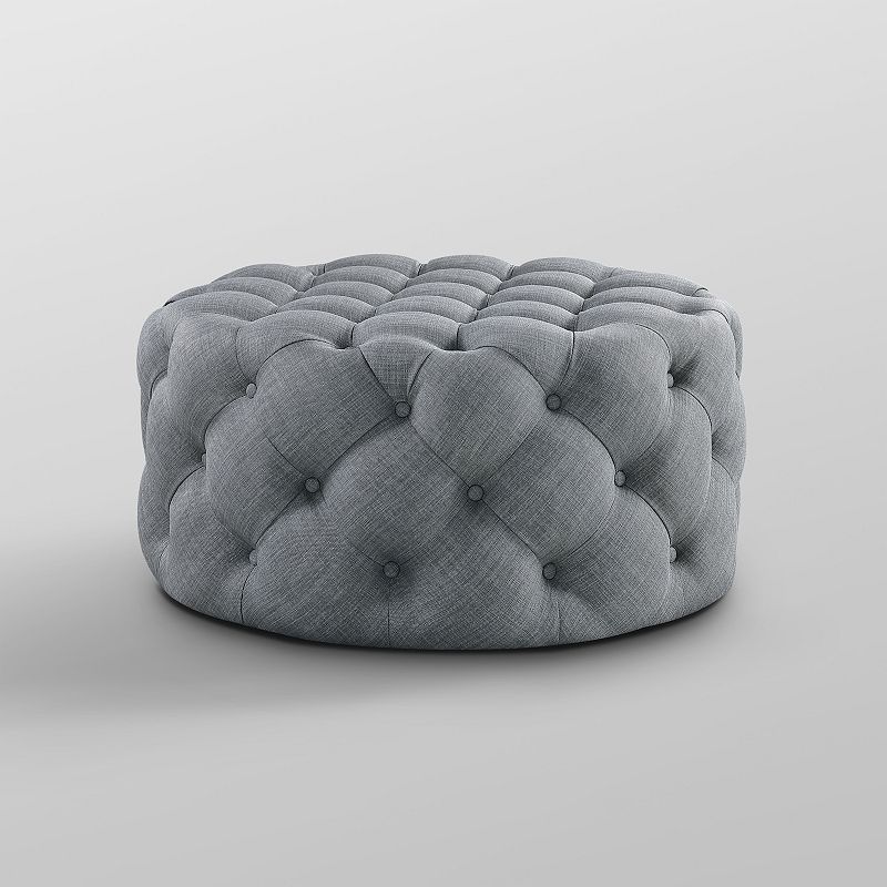 Chiara Cocktail Ottoman Tufted Allover