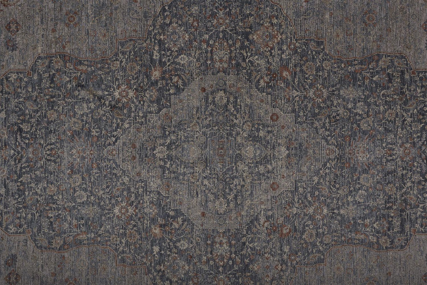 Gilford Gray and Rust Rug by BD Fine