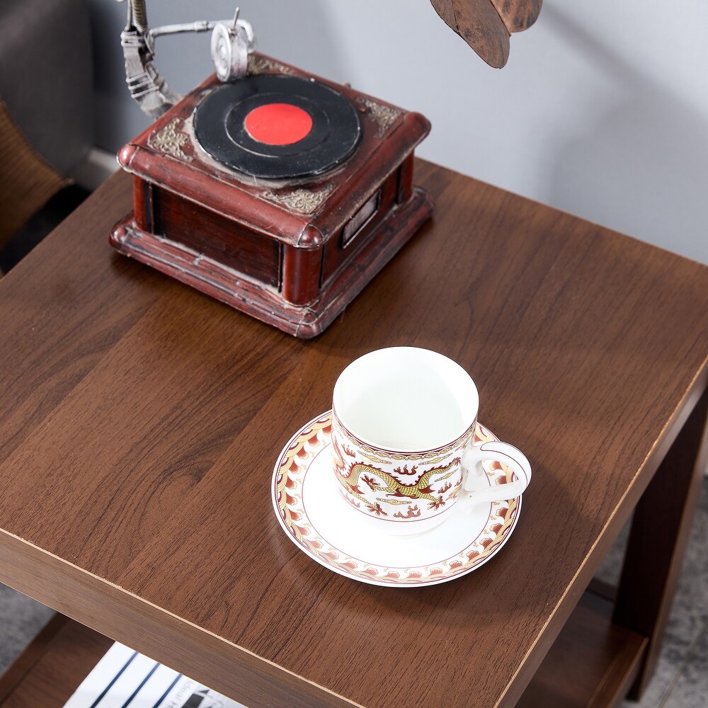 Simple Nightstand with 2 tier Small Space