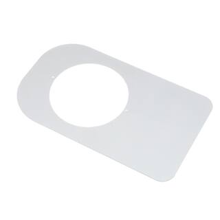 Oatey White Plastic Square Toilet Base Plate 31258