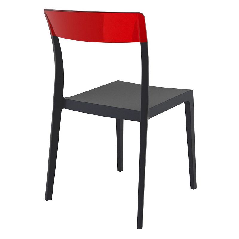 33 Black and Red Patio Dining Chair