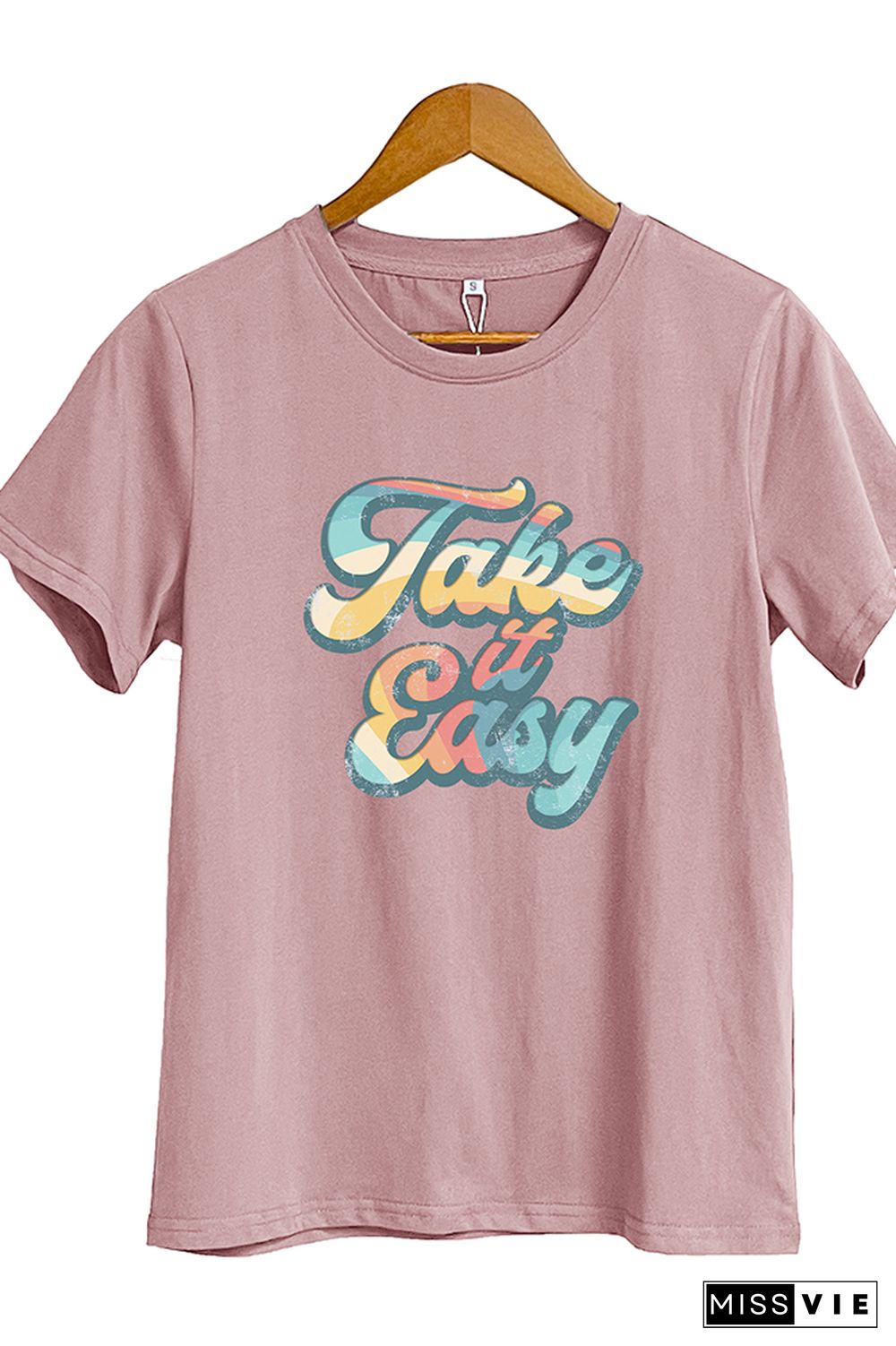 Take It Easy Graphic T-Shirt Wholesale