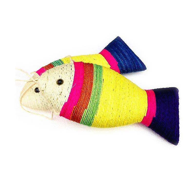 Fish shape cat toy scratcher