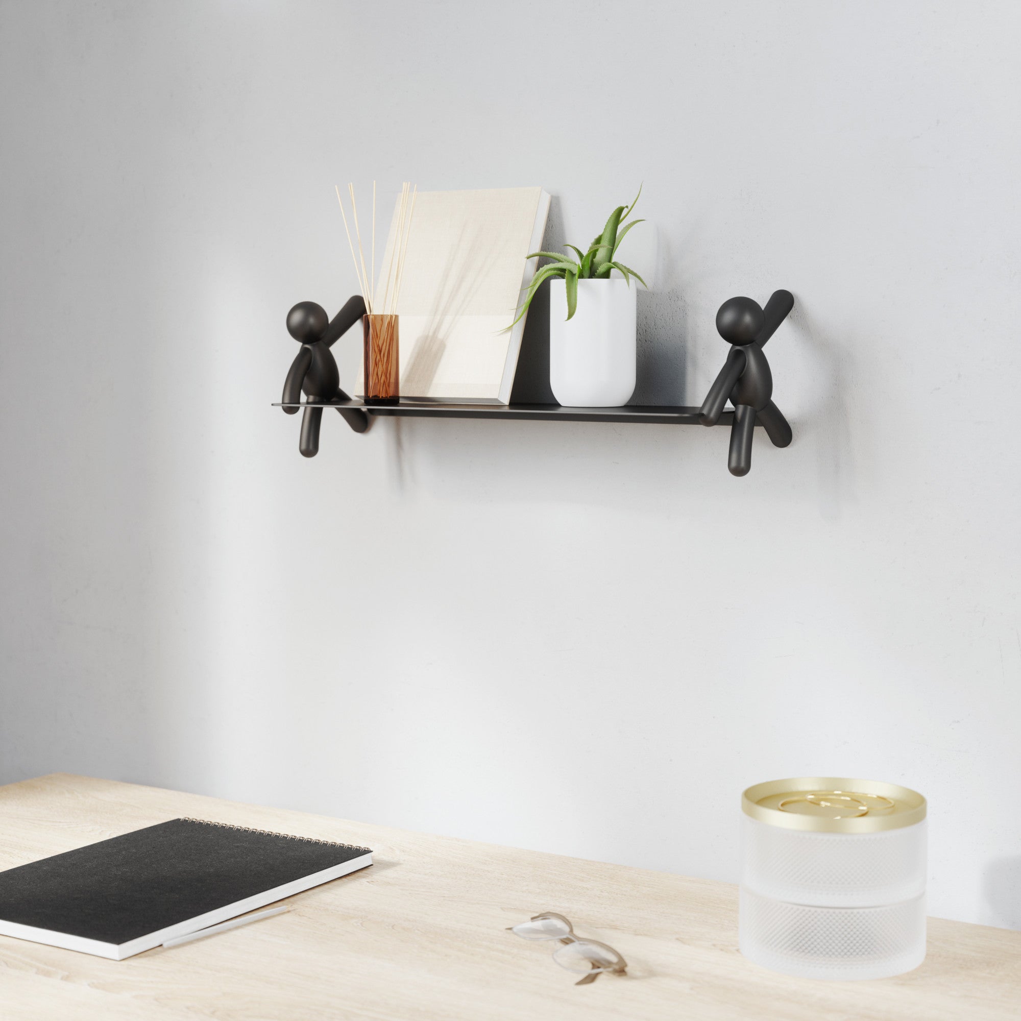 Umbra Buddy Single Floating Shelf Wall Mounted 18