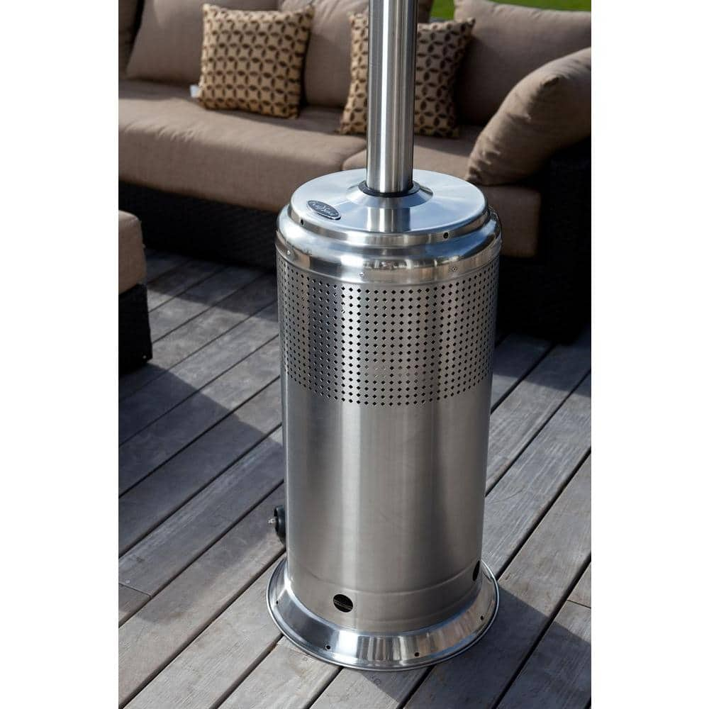 Fire Sense Pro Series 46,000 BTU Stainless Steel Propane Gas Patio Heater 61436