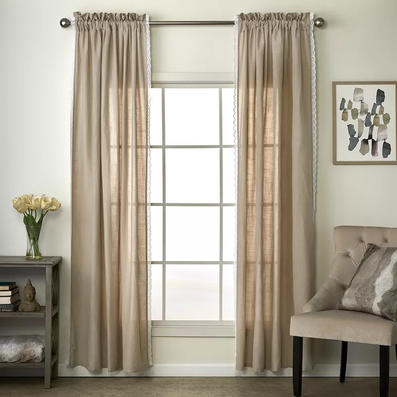 SKL Home Catherine Crochet 2-pack Window Curtain Set