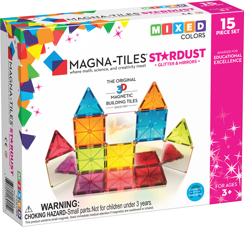 Magna-Tiles® Stardust 15 Piece