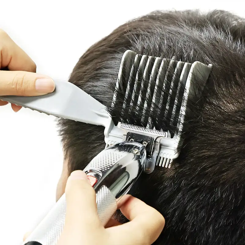 Men's Barber Comb Gradient Comb Oil Head Caliper Comb Long Handle Push