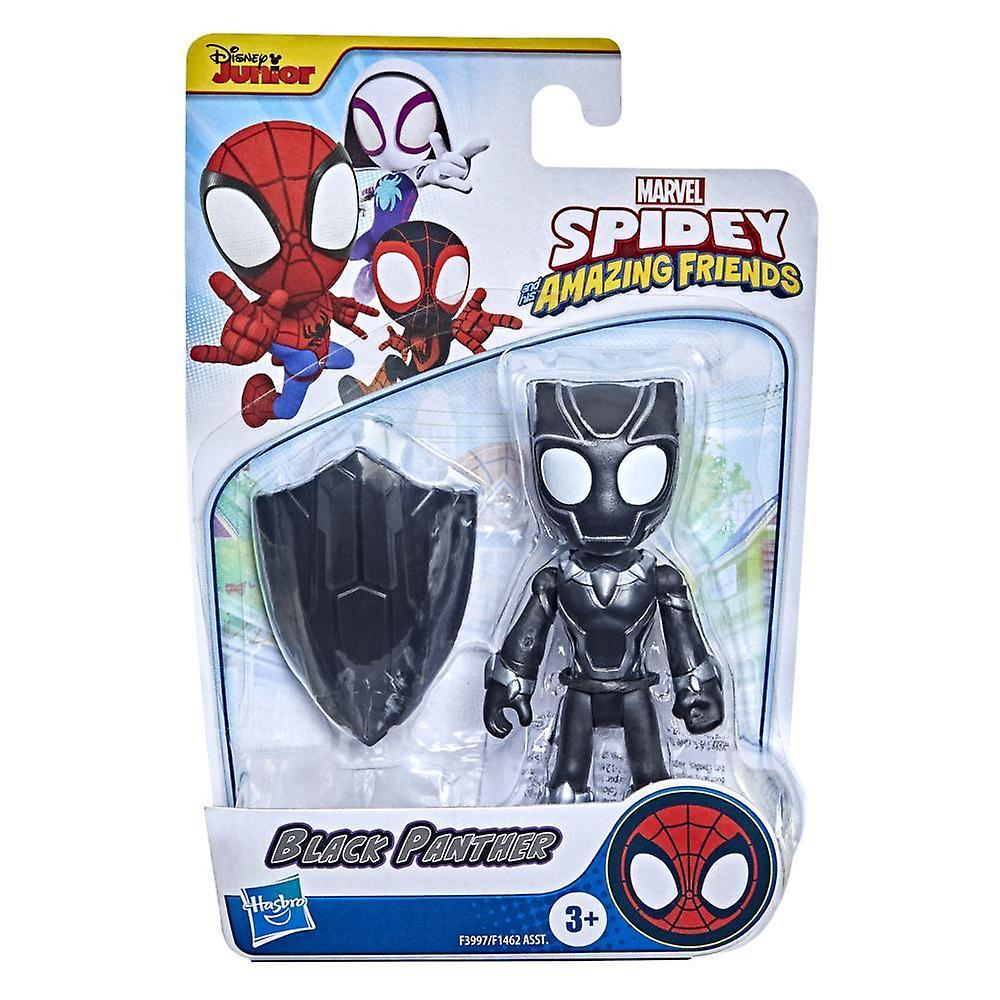 Marvel Spidey And His Amazing Friends Black Panther Figure 10cm