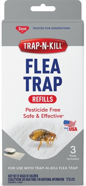 ENOZ Trap-N-Kill Flea Trap Refill， 3 count