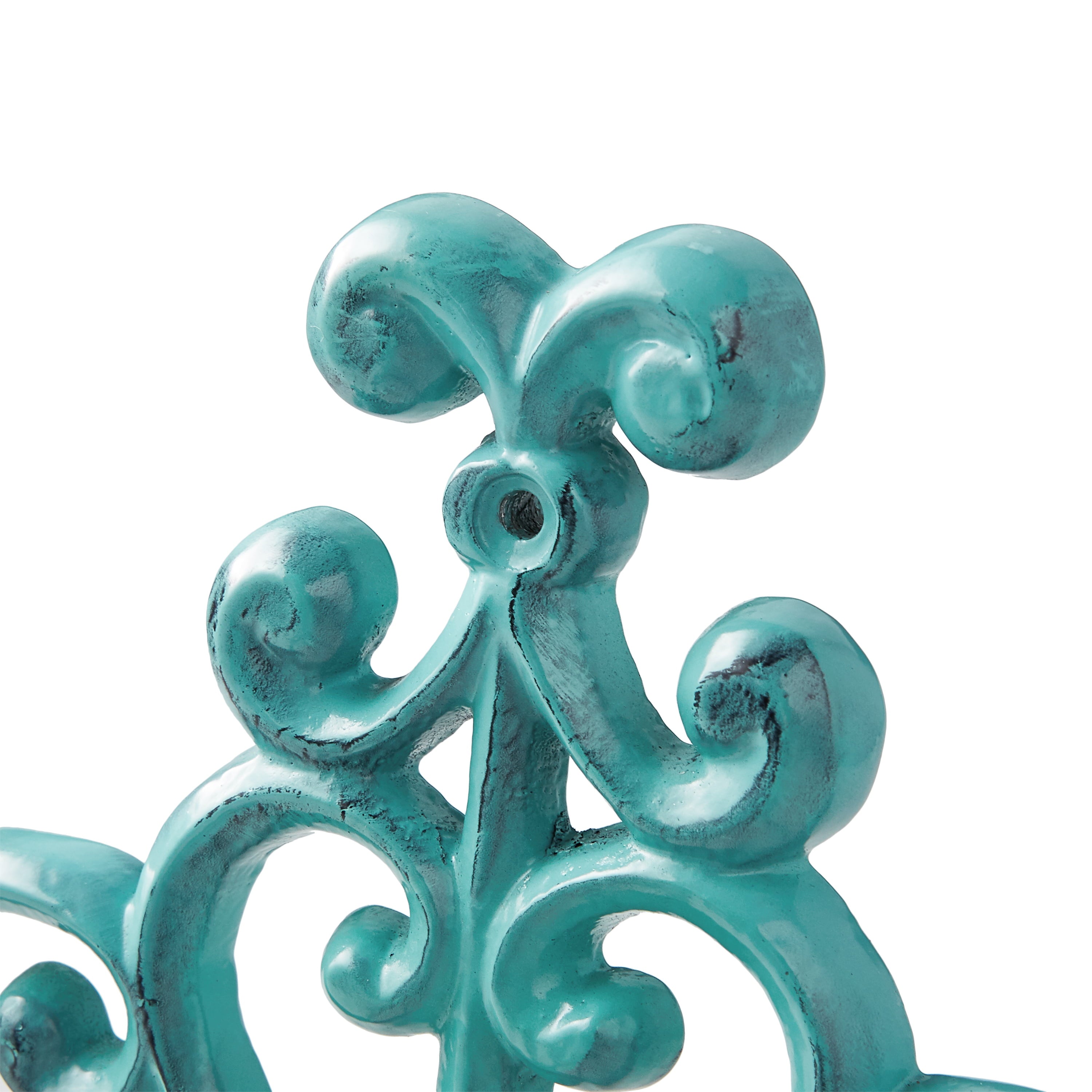 The Pioneer Woman Goldie Decorative Hose Hanger， Teal