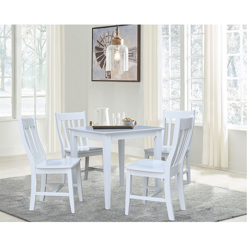 International Concepts Dining Table and Chair 5-piece Set