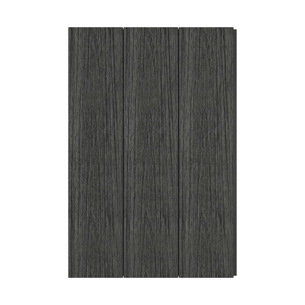 NewTechWood All Weather System 5.5 in. x 96 in. Hawaiian Charcoal Composite Siding Board (14-Pack) US09-8-CH-14