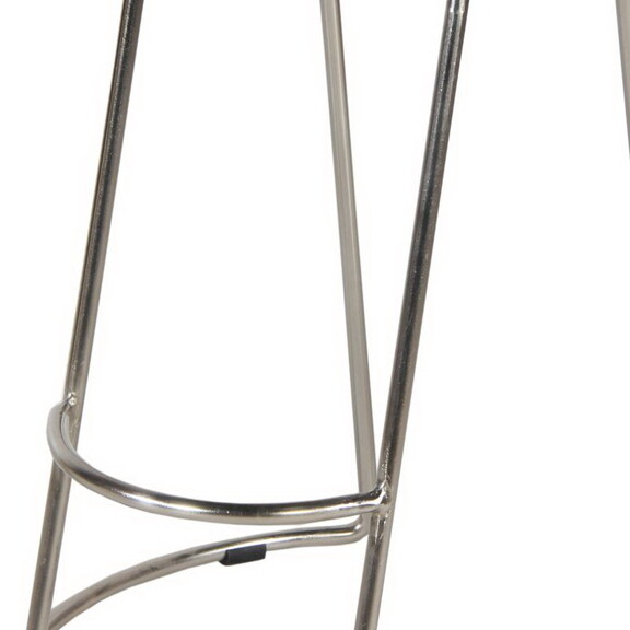 Ela 30 inch Bar Stool with Mango Wood Saddle Seat ...