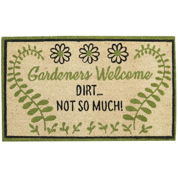 Geranium Floral Gardener x27 s Welcome Doormat