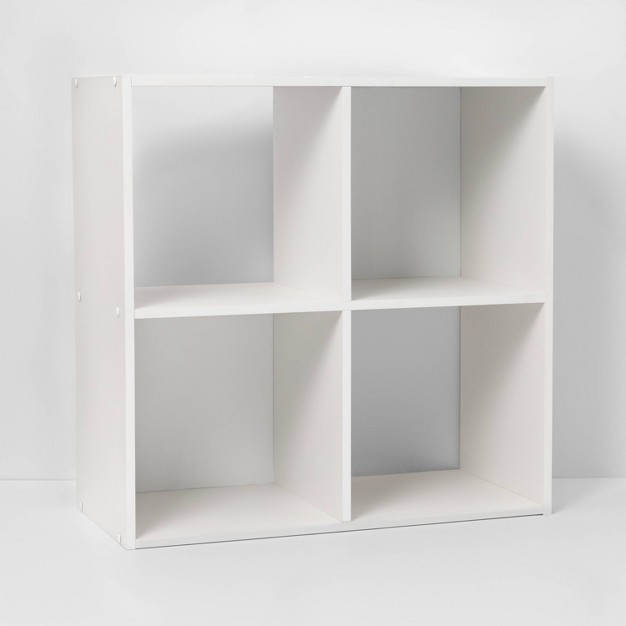 4 Cube Decorative Bookshelf