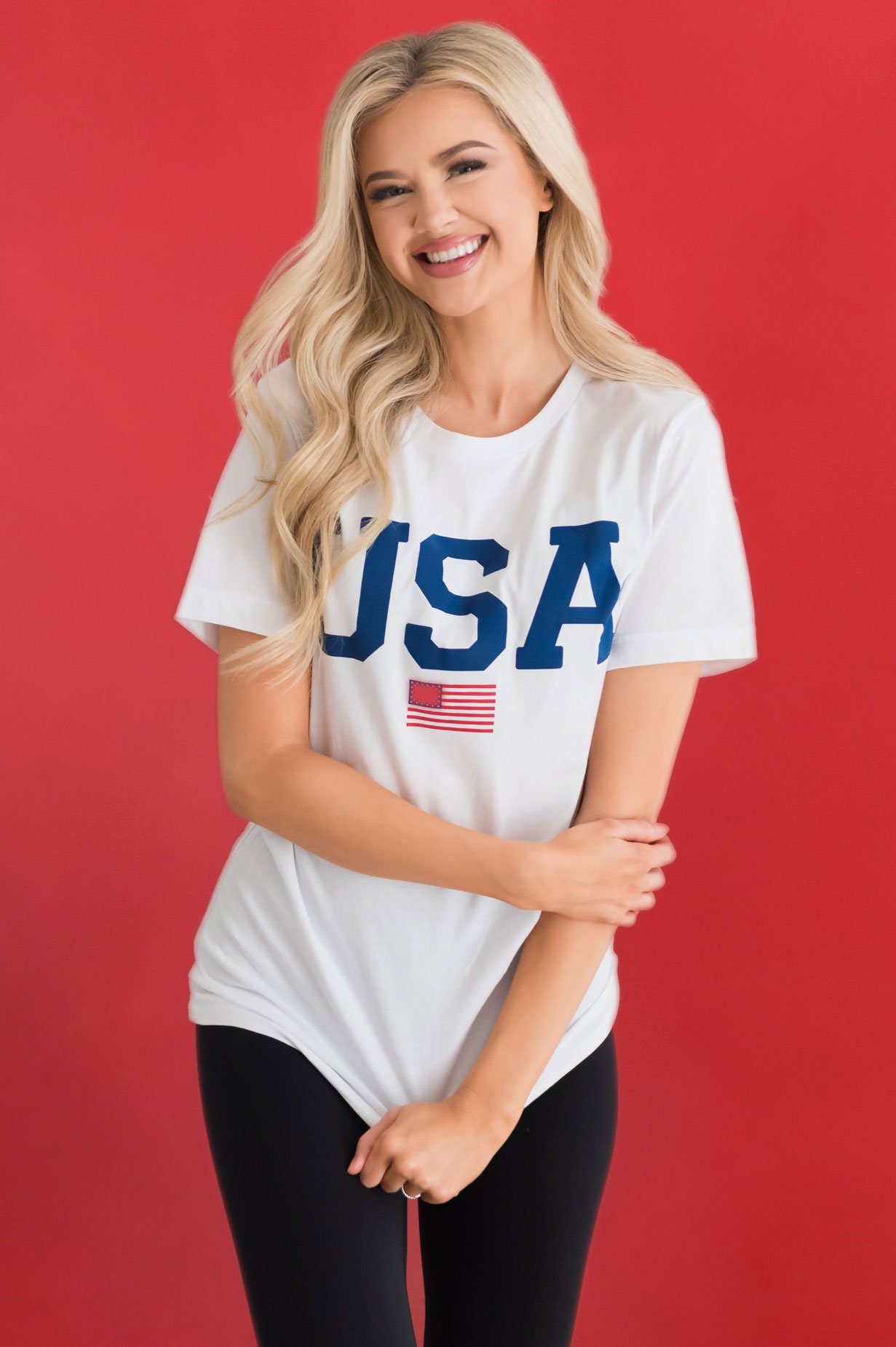 USA Modest Graphic Tee