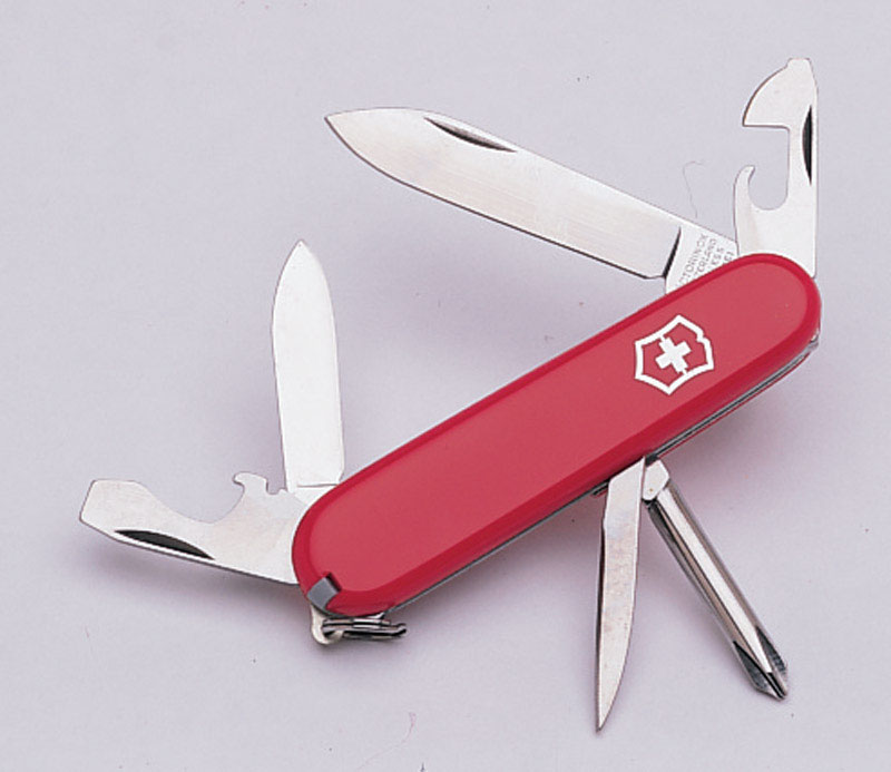 Victorinox Tinker Red 420 HC Stainless Steel 3.5 in. Multi-Function Knife