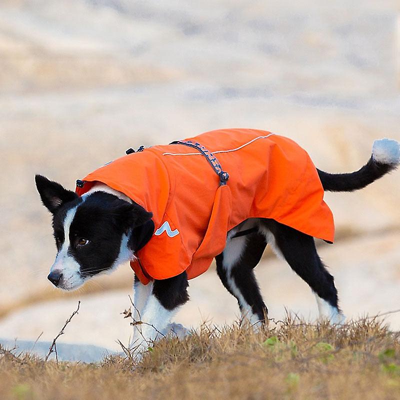 3M reflective waterproof dog raincoat