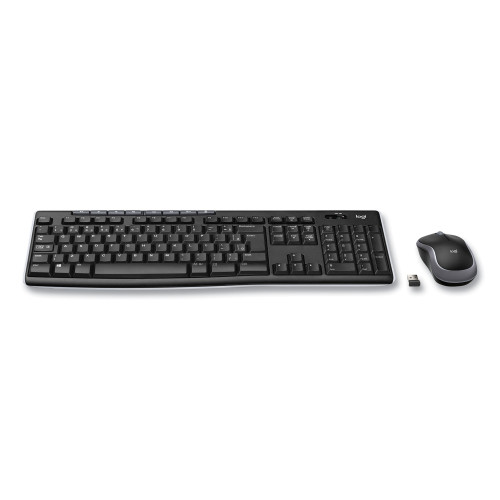 Logitech Wireless Combo MK270， 2.4 GHz Frequency/33 ft Wireless Range， Black (920004536)