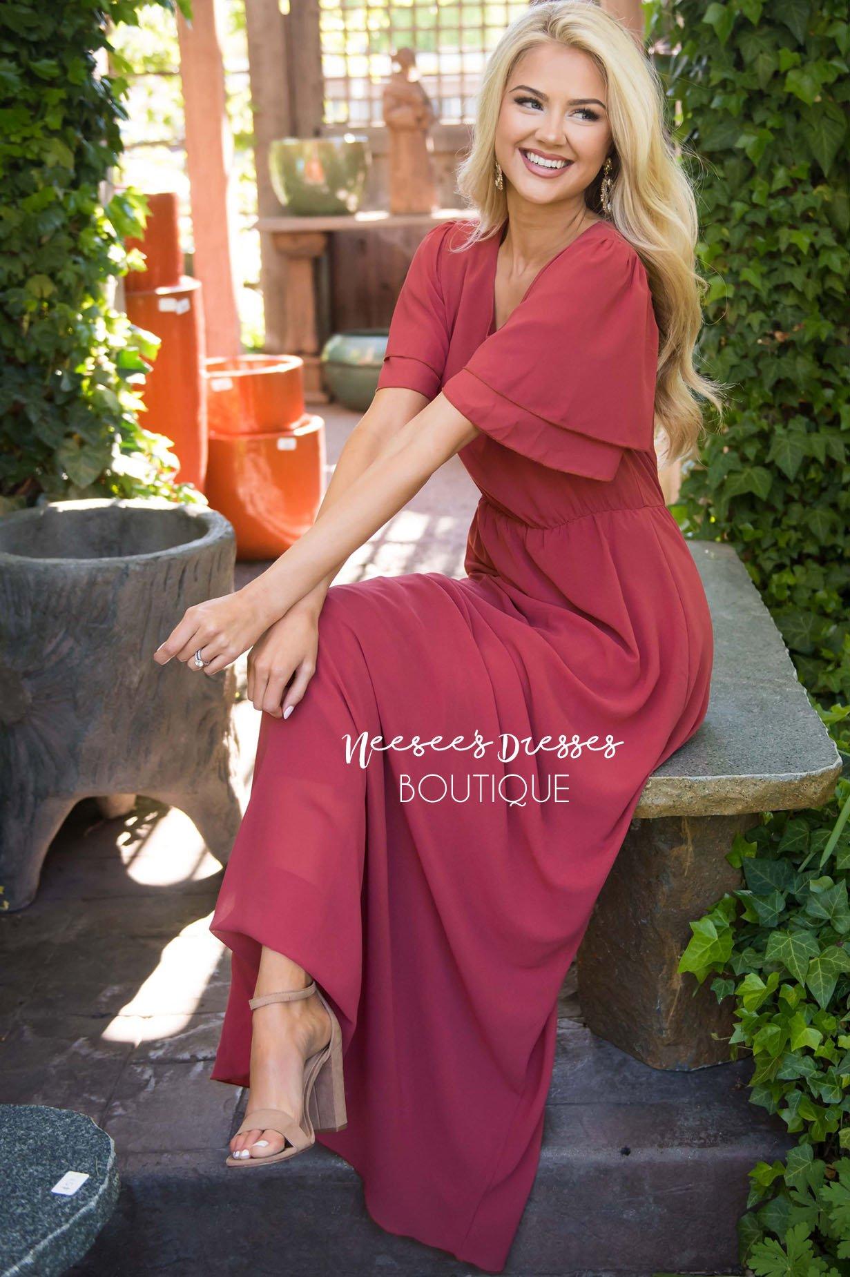 The Chloe Chiffon Maxi Dress