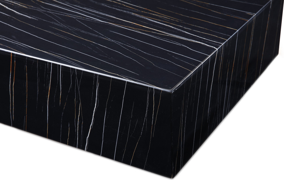 Cube Square Marble Coffee Table   Contemporary   Coffee Tables   by HedgeApple  Houzz