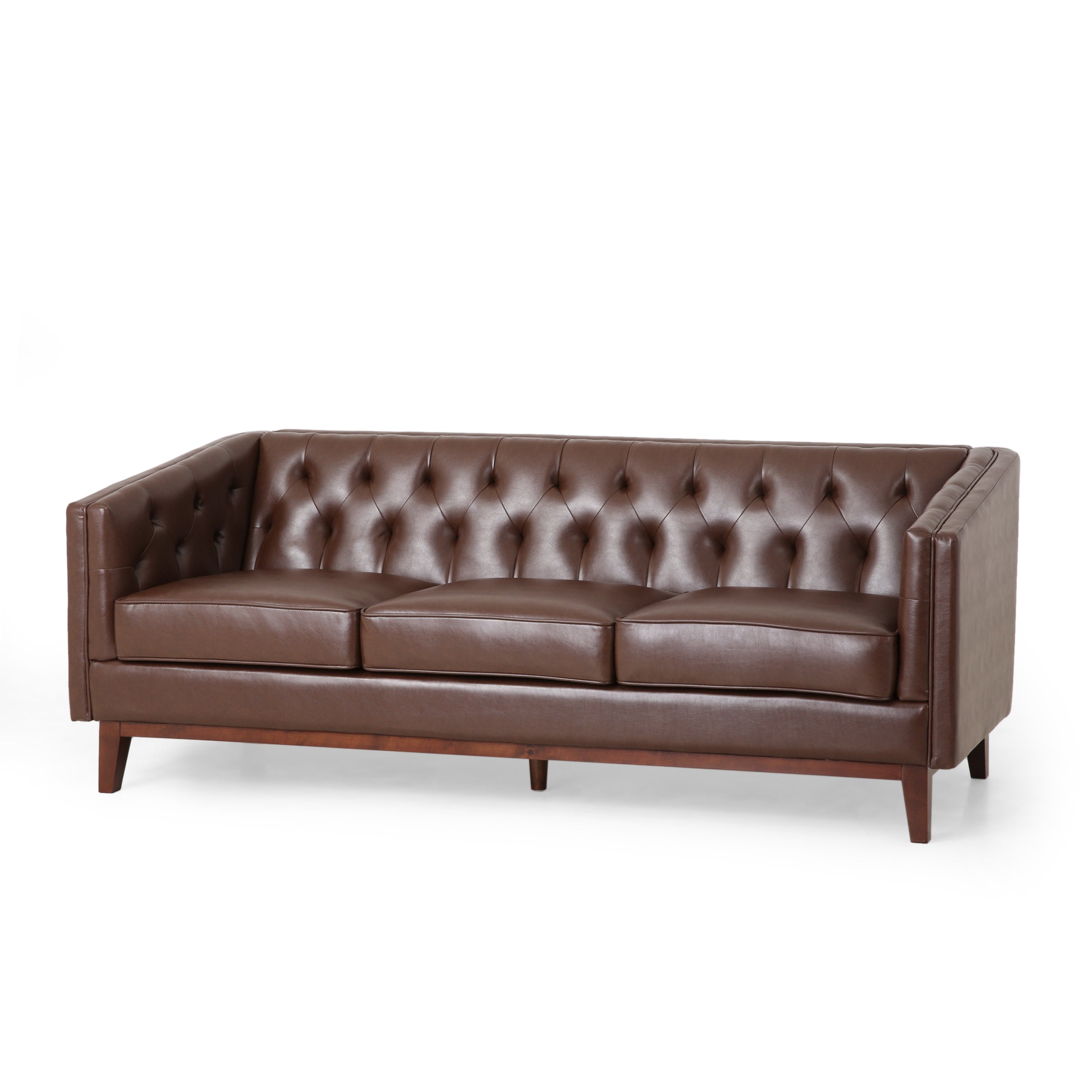 Colstrip Contemporary Upholstered 3 Seater Sofa