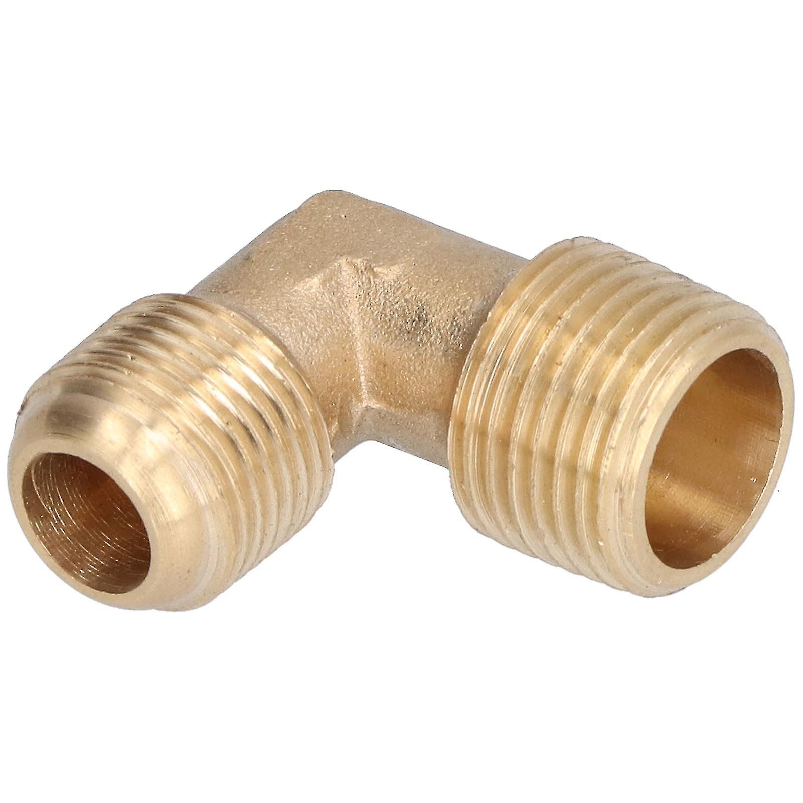 Air Compressor Elbow Brass 90 Degree Male Pipe to Female Pipe Connect Fittings Accessories