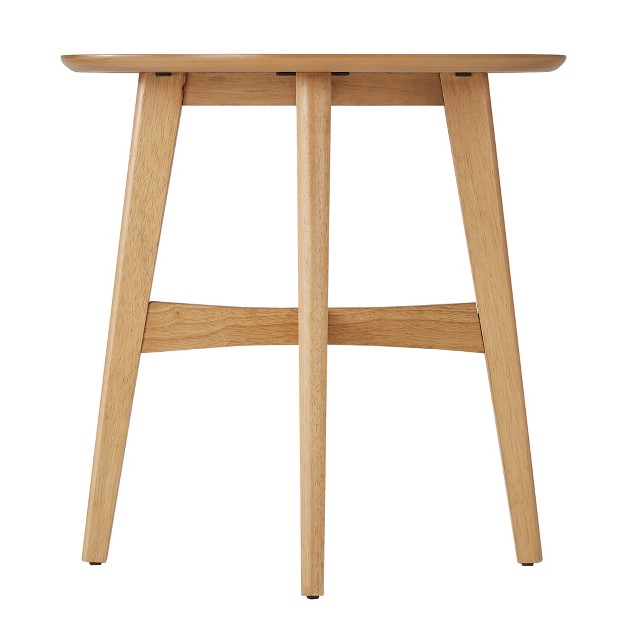 Flournoy Danish Mod Tapered Leg Accent Table Inspire Q