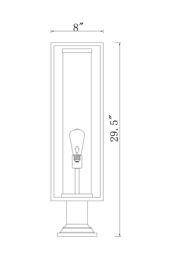 Z-Lite 584PHBR533PMBK