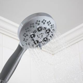 Speakman Rio 5-Spray Patterns with 1.75 GPM 4.5 in. Wall Mount Handheld Shower Head in Matte Black VS-1240-MB-E175