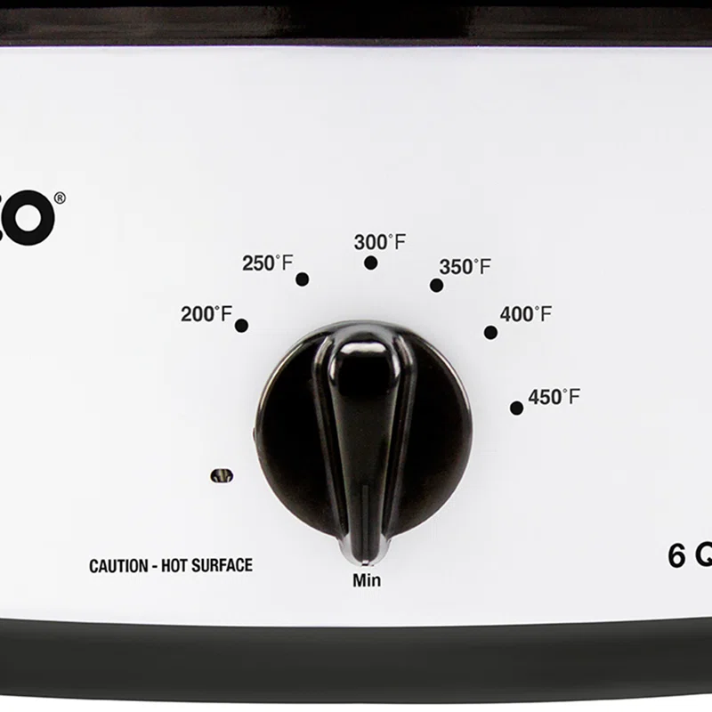 Nesco 4816-14 Porcelain Roaster Oven， 6 quart， White